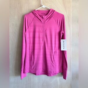 Athleta Pacifica Illume UPF 40+ Relaxed Jacket Pink Hoodie Women’s XS NWT